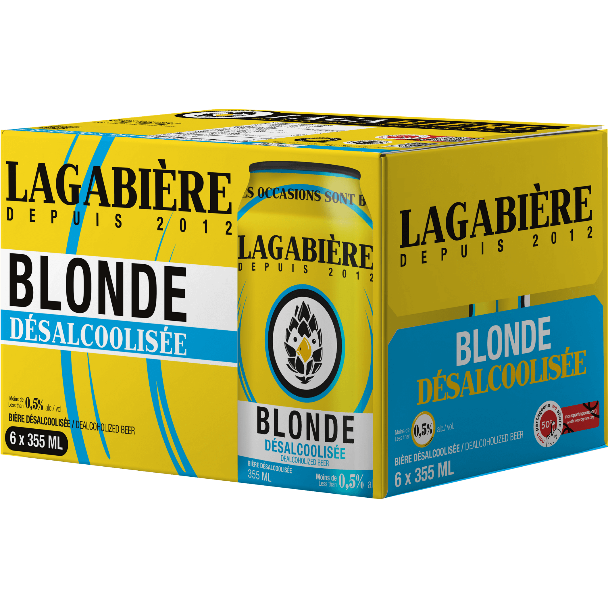 Lagabière - Ta Blonde Désalcoolisée (6x355ml)